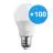 Confezione Multipack 100x Noxion Pro LED E27 Pera Ghiaccio 7W 600lm - 822-827 Dim To Warm | Dimmerabile - Sostitutiva 50W