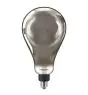 Philips Classic LEDbulb E27 Pera Smoke 6.5W 200lm - 818 Bianco Molto Caldo | Dimmerabile - Sostitutiva 20W