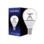 Noxion Lucent Lustre LED E14 Sferica Chiara 5.5W 470lm - 822-827 Dim to Warm | Dimmerabile - Sostitutiva 60W