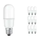 Confezione Multipack 10x Ledvance CLASSIC LED E27 Lineare Ghiaccio 9W 1050lm - 840 Bianco Freddo | Sostitutiva 75W