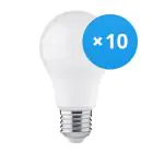 Confezione Multipack 10x LED Bulbo E27 Pera Ghiaccio 4.9W 470lm - 830 Luce Calda | Sostitutiva 40W