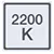 2200 kelvin